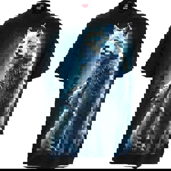 WOLF GUARDIAN - T-Shirt Black