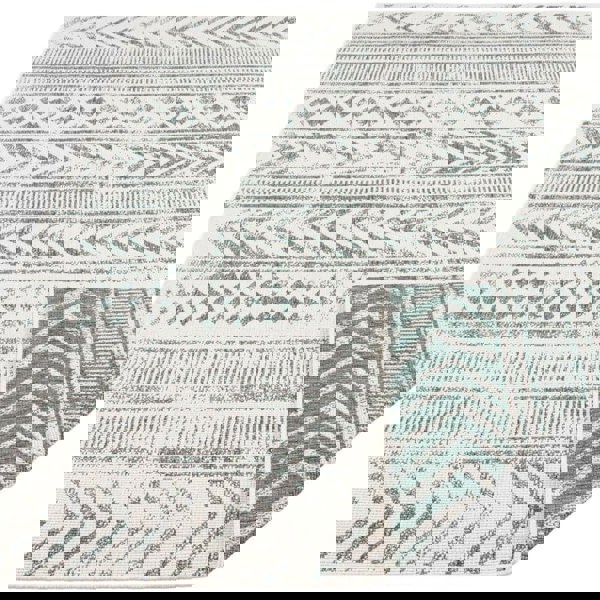 The Rugs Stylish Reversible Geometric Indoor-Outdoor Rug