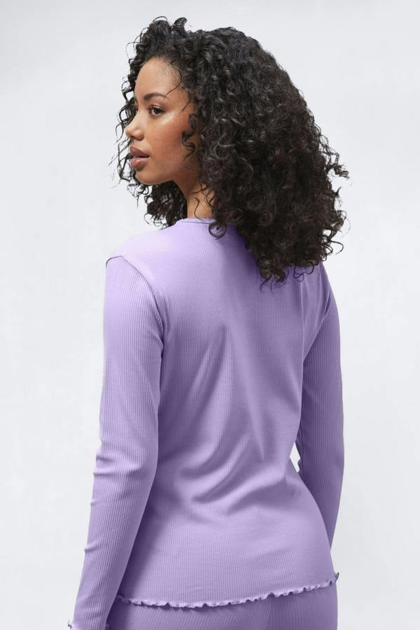 ENORSIA Lettuce Hem L/S T-shirt & Leggings Co-order Sets