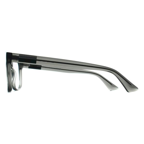 Gucci Glasses Frames GG1117O 003 Shiny Transparent Grey Men
