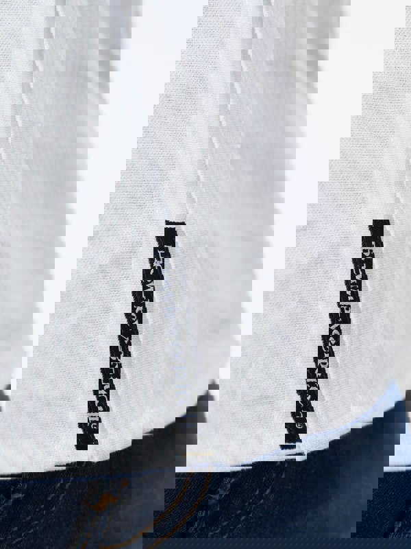 Bewley & Ritch Dewey Oxford Shirt White Stripe