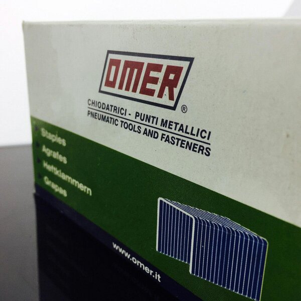 Fixaball Omer Staples 10mm 3/8" Series 68 1410C Gauge 23 8.7mm Galvanised
