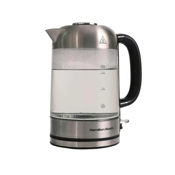 Hamilton Beach Liberty 1.7L Ribbed Glass Kettle