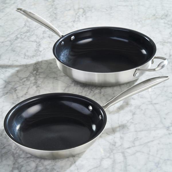Cooks Professional Tri-Ply 2 Piece Frying Pan Set | 22cm & 28cm