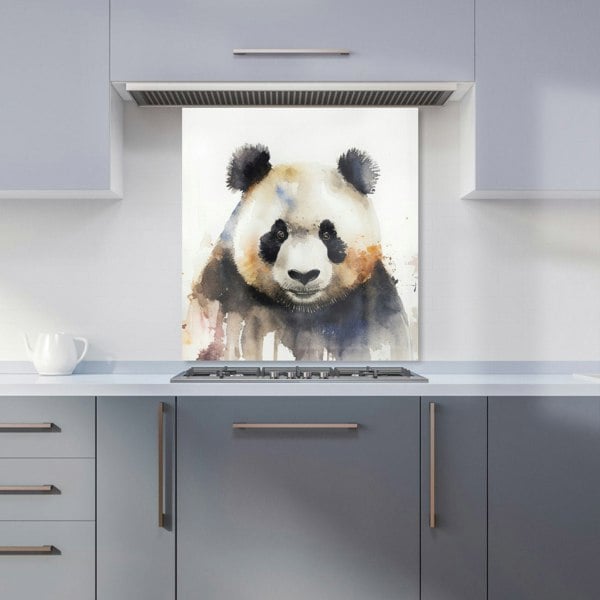 Warren Reed - Designer Panda Watercolour Kitchen Splashback