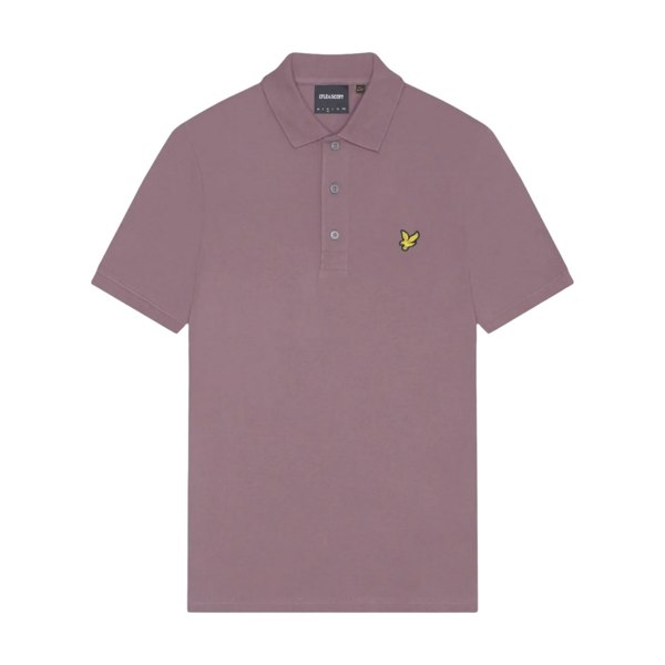 Lyle & Scott Mens Plain Polo Shirt - Highland Mauve