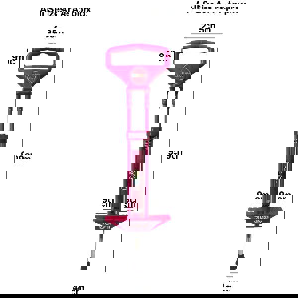 Rexco Pink Pogo Stick Girls Spring Jump Bounce Childrens Kids Bouncing Toy Game