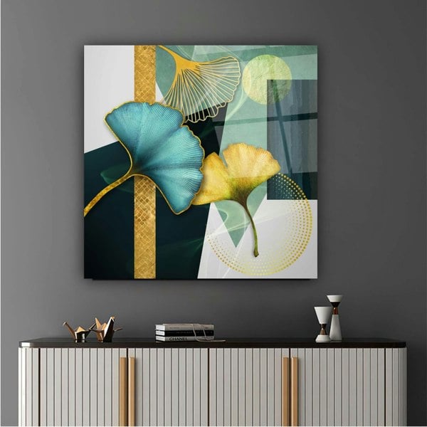 Abstract Glass Wall Art 14 - Artchi
