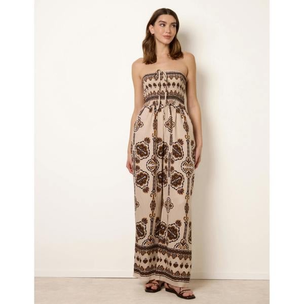 Blue Vanilla Tribal Print Jumpsuit