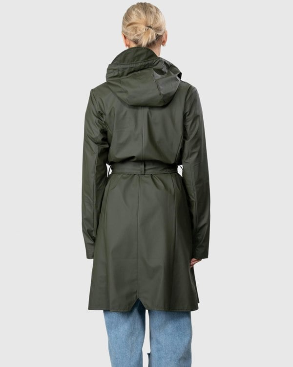 Rains Curve Womens Jacket - 03 Green