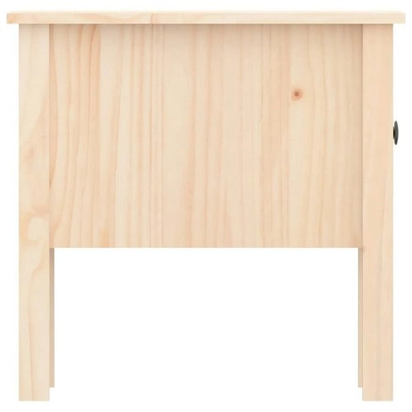 Berkfield Side Table 50x50x49 cm Solid Wood Pine