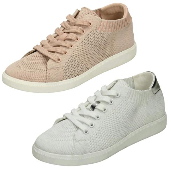 Reflex Ladies Reflex Ribbed Lace Up Pumps