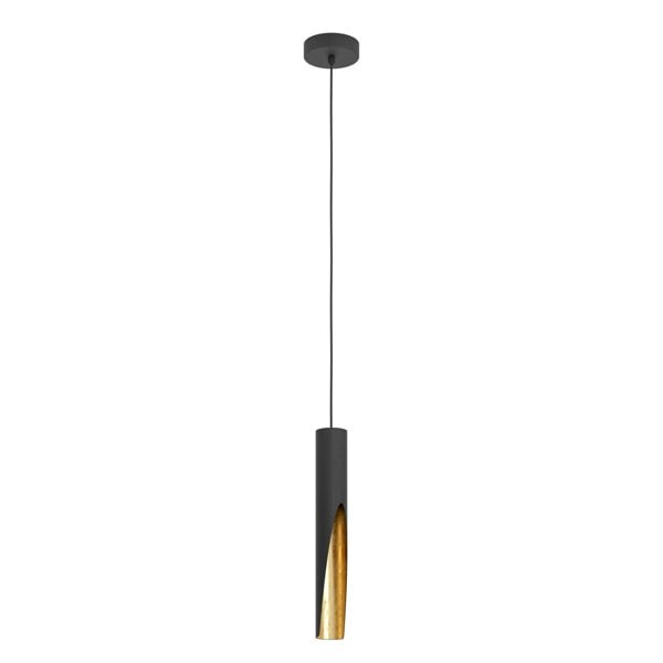 EGLO Barbotto Black And Gold Steel Modern Pendant Light