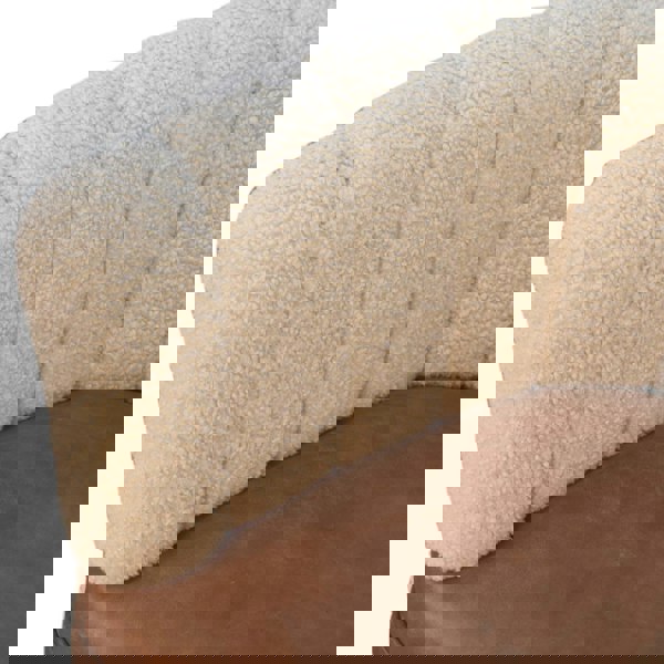 Artisan Furniture Boucle Cream Buffalo Armchair