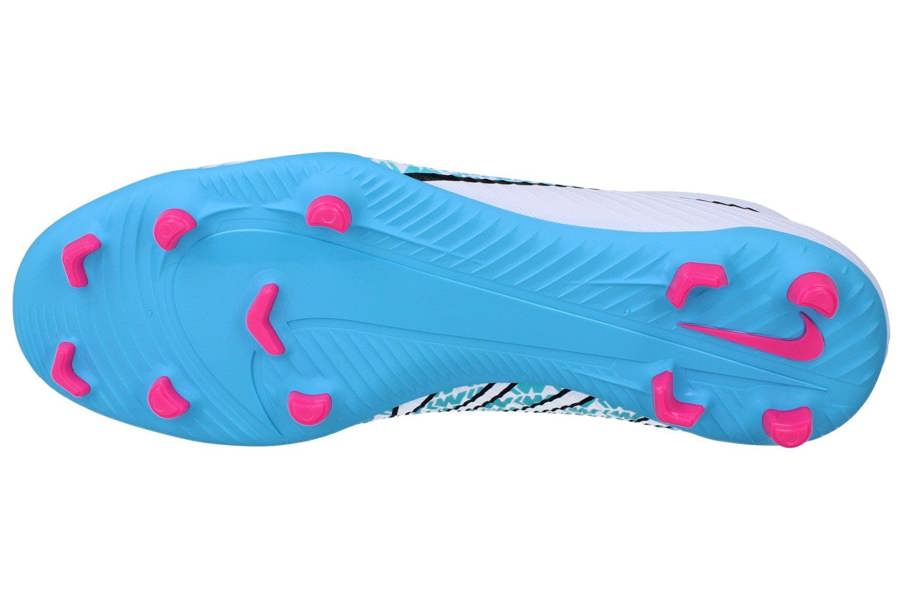 Nike Vapor 15 Club Fg/Mg Mens Football Boots Dj5963 Sneakers Shoes  146 - White Baltic Blue Pink Blast 146 - Photo 4