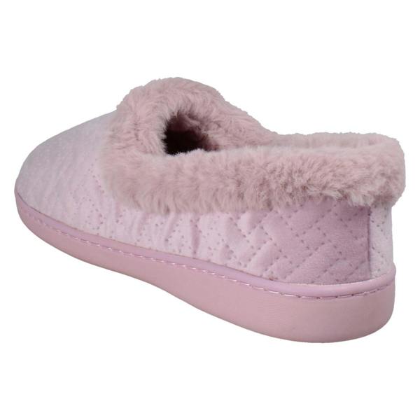 Clarks Ladies Clarks Wide Fitting Woven Quilted Slippers Twyla Star