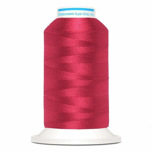 Gutermann Super Brite Polyester 40 Embroidery Thread 1000m Polyester Thread Suitable For Embroidery