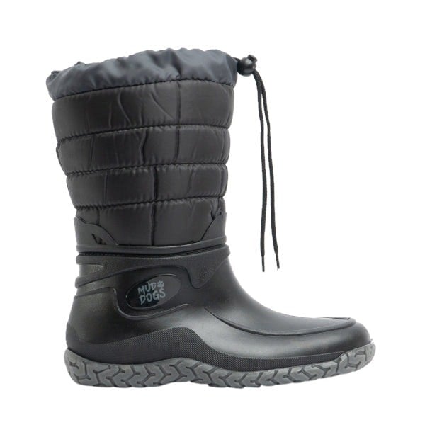Mud Dogs NORDIC Ladies Winter Boots Black
