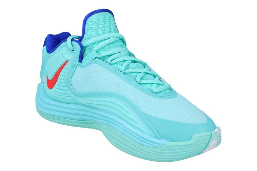 Nike Giannis Freak 7 Mens Basketball Trainers Hf3450 Shoes  402 - Light Aqua Bright Crimson 402 - Photo 3