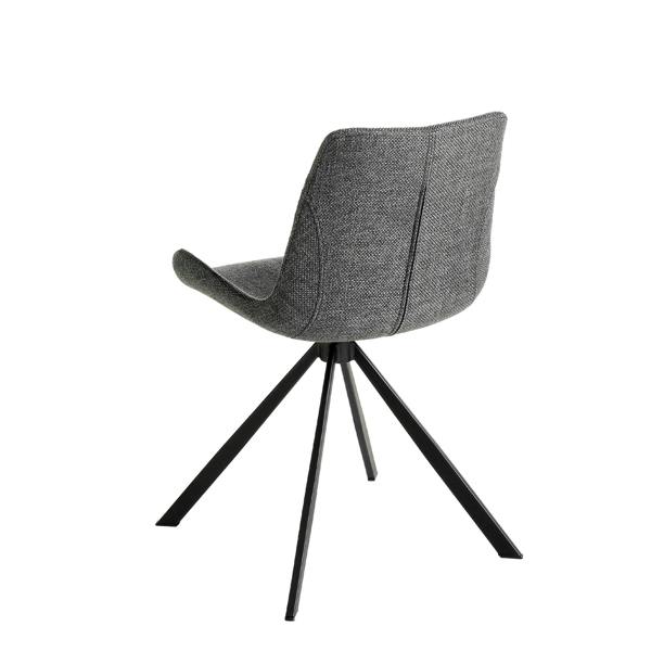 Angel Cerdá Dark Grey Fabric Swivel Chair 4071