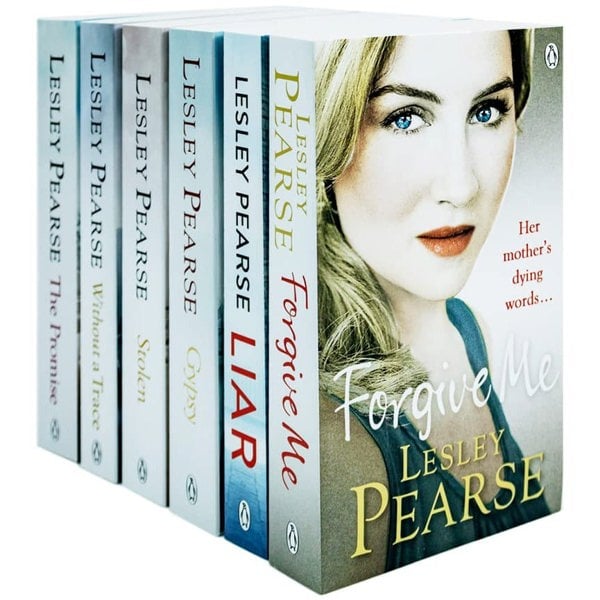 Lesley Pearse 6 Book Set Forgive Me, Liar, Gypsy, Stolen, Without a Trace, The Promise