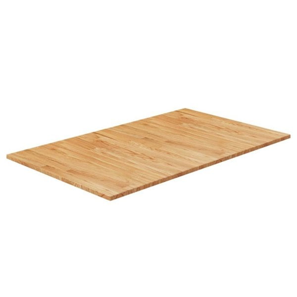 Berkfield Bathroom Countertop Light Brown 100x60x1.5cm Treated Solid Wood