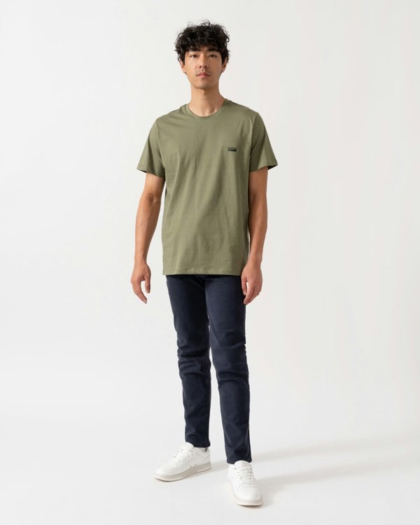 BOSS Orange Delaware BO Mens Slim-Fit Jeans in Cosy Comfort-Stretch Denim  - Dark Blue 404