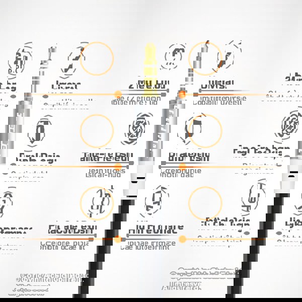 GadJet 2-Metre AUX Audio Cable