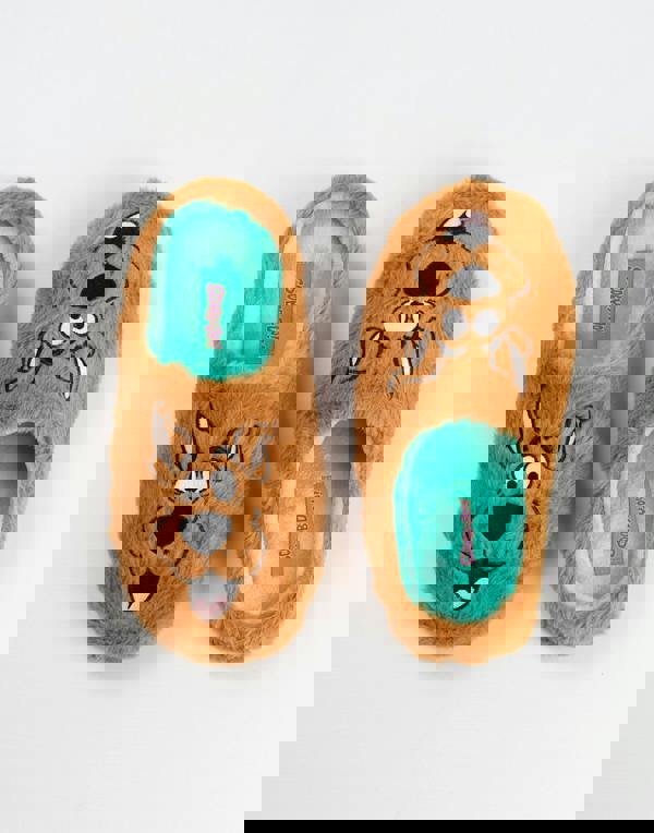 Scooby Doo Unisex Brown Character Face Mule Slippers