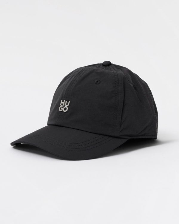 HUGO Mens Mett Baseball Cap - Black 001 main