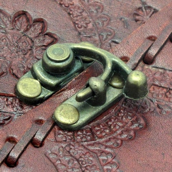 Paper High Indra A4 Embossed & Stitched Leather Journal