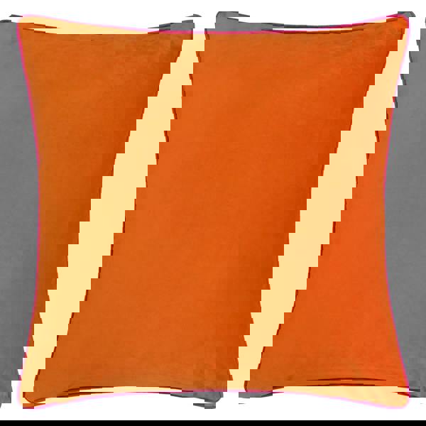 Furn Meridian Velvet Cushion Cover - Clementine/Hot Pink