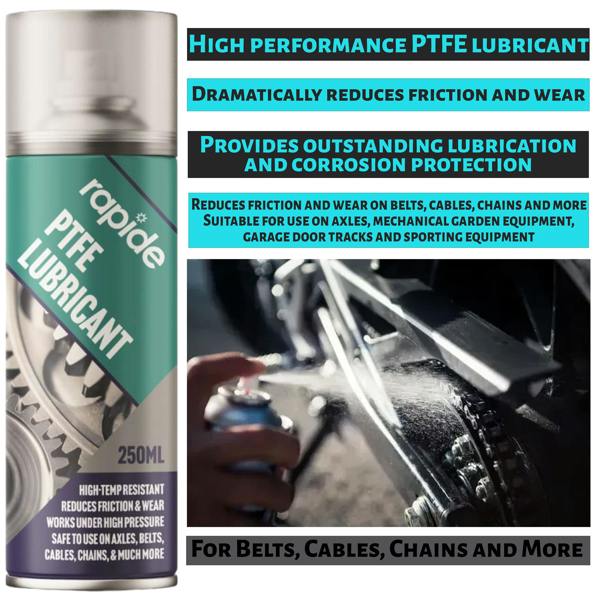 Rapide PTFE Lubricant Spray 250ml