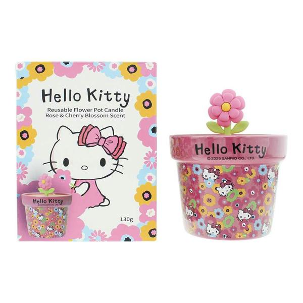 Hello Kitty Seasons Spring Rose & Cherry Blossom Scented Candle 130g