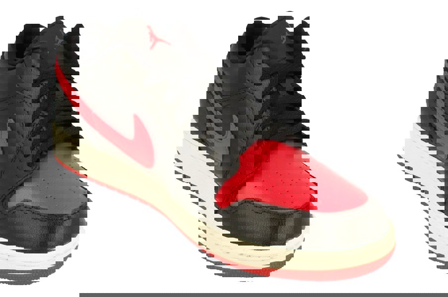 Nike Womens Air Jordan 1 Low Trainers Dc0774  061 - Black Gym Red Sail 061 - Photo 3