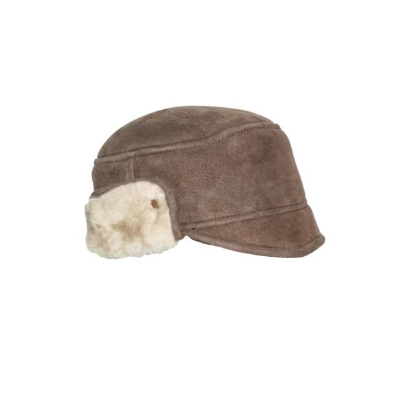 Eastern Counties Leather Mens Caxton Sheepskin Aviator Trapper Hat - Tan