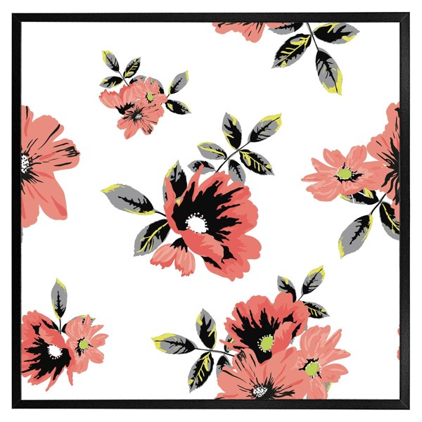 Benjamin Tate Design Pink flowers (Picture Frame)