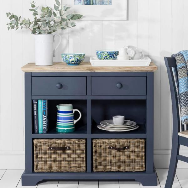 Statement Furniture Florence Sideboard with 2 Drawers and Removable Storage Baskets