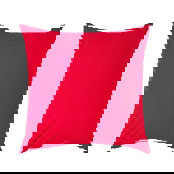 HOMESCAPES Crisp & Cool 200 TC Egyptian Cotton Percale Housewife Pillowcase, European Size