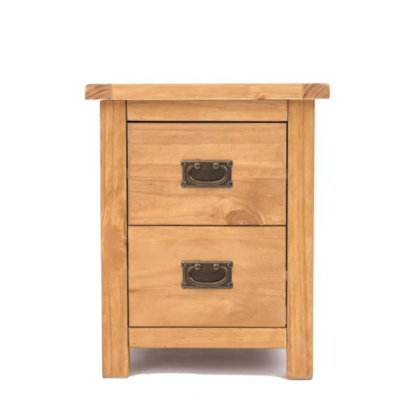 Lugo 2 Drawer Bedside Table
