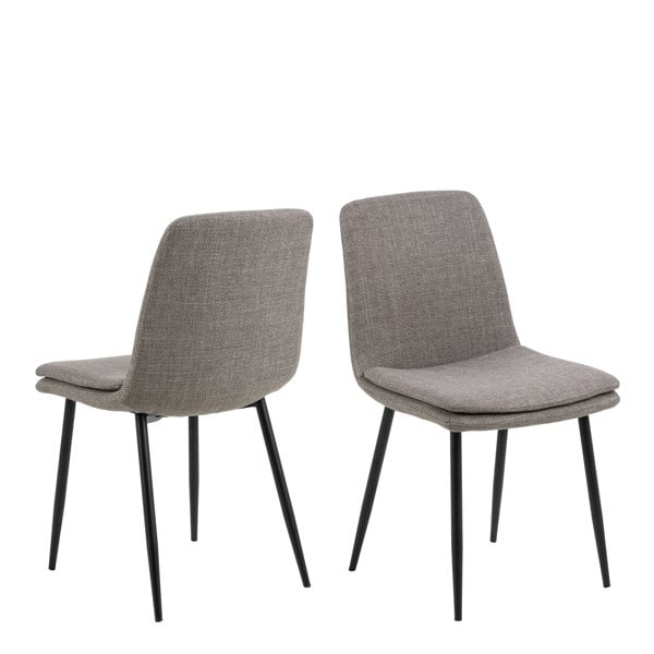 Furniture To Go Becca Dining Chair in Light Brown Set of 4