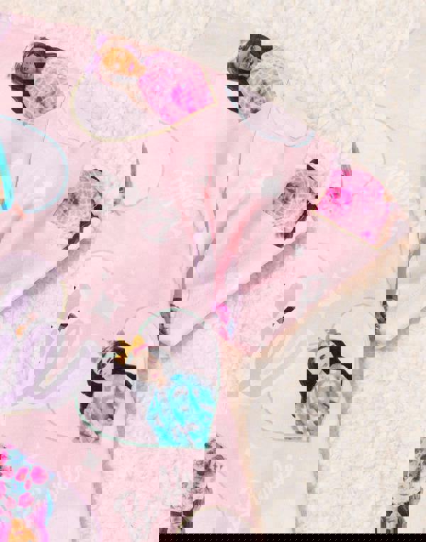 Barbie Girls Pink Short Sleeve Nightdress