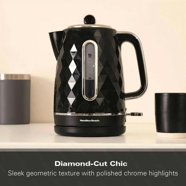 Hamilton Beach Diamond 1.7L Kettle - Black