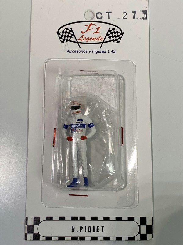nelson piquet 1981 1:43 scale figure cartrix ct27