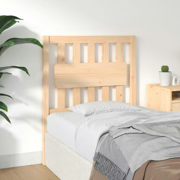 Berkfield Bed Headboard 80.5x4x100 cm Solid Wood Pine