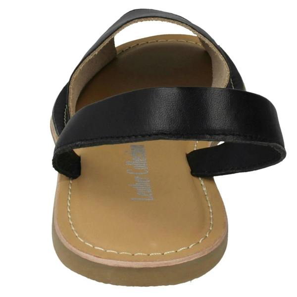 Leather Collection Ladies Leather Collection Slingback Mule Sandals