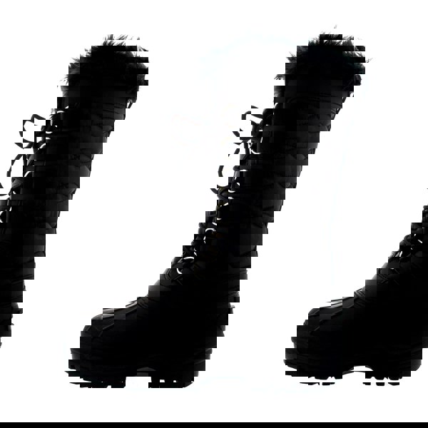 VIVA Polar Women's Cuff Lace Up Waterproof Winter Mid Calf Snow Rain Boots