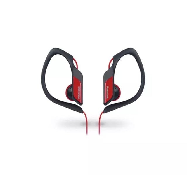 Panasonic RP-HS34E Water/Sweat Resistant Adjustable In-Ear Sports Headphones