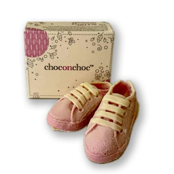 CHOC ON CHOC Pink Chocolate Trainers