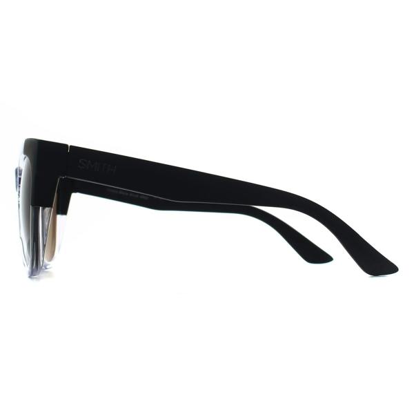 Smith Sunglasses Sidney MNG L7 Crystal Black Polarized Grey Green